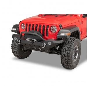 Paraurti anteriore tactik con bull bar per Jeep Wrangler JL e Gladiator JT