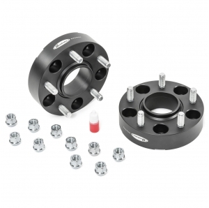 Coppia di adattatori 5x4.5 a 5x5 Quadratec 1.25" per Jeep Wrangler YJ e TJ e Cherokee XJ