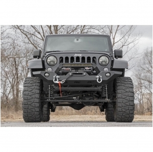 Paraurti anteriore Rough Country con LED integrati per Jeep Wrangler JK