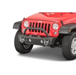 Paraurti anteriore Tactik corto con bull bar per Jeep Wrangler JK