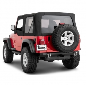 Paraurti posteriore TacTik per Jeep Wrangler YJ e TJ