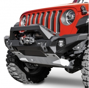 Paraurti anteriore Rival in alluminio per Jeep Wrangler JK, JL e Gladiator JT