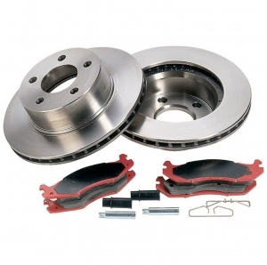 Kit dischi e pastiglie anteriori Crown per Jeep CJ 82-86