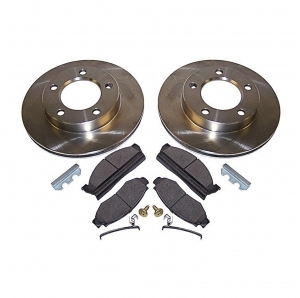 Kit dischi e pastiglie anteriori Crown per Jeep CJ 78-81