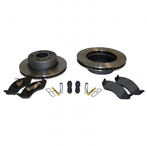 Kit pastiglie e dischi anteriori per Jeep Wrangler YJ, TJ Cherokee XJ e Grand Cherokee ZJ
