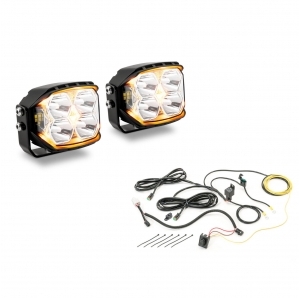 Fari ausiliar Carnivore J-Series con retroilluminazione ambra