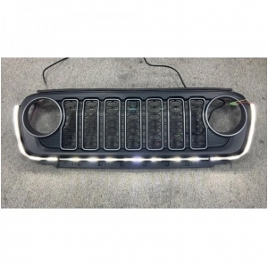 Mascherina OFD con LED e predisposizione per camera frontale per Jeep Wrangler JL e Gladiator JT