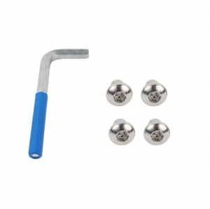 Kit bulloni antifurto Kentrol per porte Jeep Wrangler JK