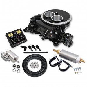 Kit iniezione Holley Sniper EFI 2300 doppio corpo per Jeep CJ a Grand Wagoneer dal 1962 in poi