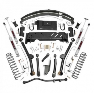 Assetto +6.5" Long Arm Rough Country Cherokee XJ dal 1984 al 2001 con riduttore NP242