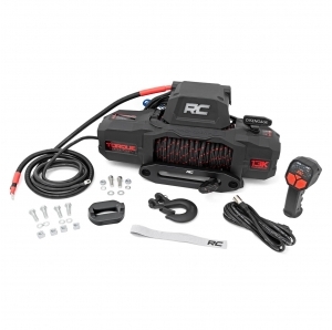 Verricello Rough Country 13,000 Lb Pro Series con cavo sintetico