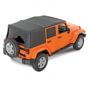 Soft Top di ricambio Quadratec per Jeep Wrangler JKU dal 2007 al 2018