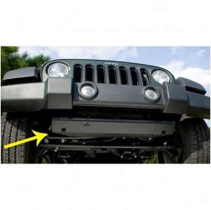 Piastra paratiranteria per Jeep Wrangler JK e JKU dal 2007 al 2017