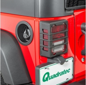 Griglie di protezione per fari posteriori Elite Rugged Ridge per Jeep Wrangler JK e JKU dal 2007 al 2017