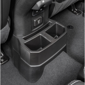 Porta bicchieri Tactik per console posteriore per Jeep Wrangler JL e JLU con interni in pelle dal 2019 in poi
