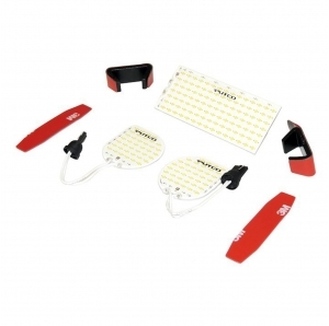 Kit luci di cortesia interne a led Crown per Jeep Wrangler JK 4 porte dal 2011 al 2017