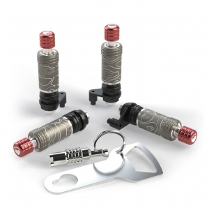 Kit Sgonfia Pneumatici Universali TeraFlex (4 Pezzi) Regolabili e Automatici