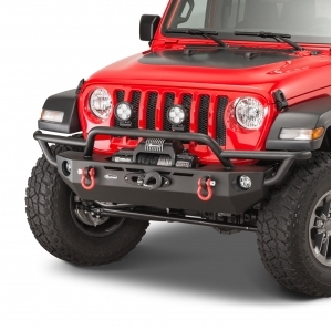 Paraurti Anteriore Quadratec QRC Full-Width per Jeep Wrangler JL e Gladiator JT dal 2018 in poi