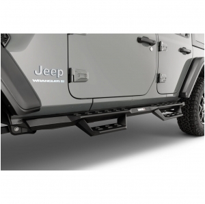 Pedane Laterali Carnivore Dominion Drop Steps per Jeep Wrangler JLU 4 Porte dal 2019 in poi