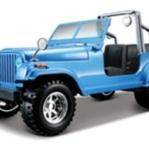 Modellino Jeep CJ blu