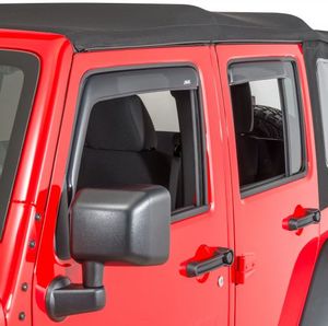 Deflettori d'aria per finestrini Wrangler JK 4 porte