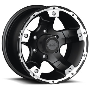 Cerchio in lega "900 Viper" 17x8 nero opaco