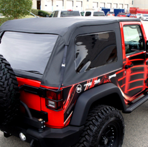 Soft top TrailView Rampage JK 2p