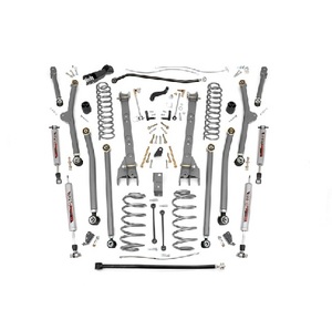 Assetto +4" long arm Rough Country completo Wrangler TJ