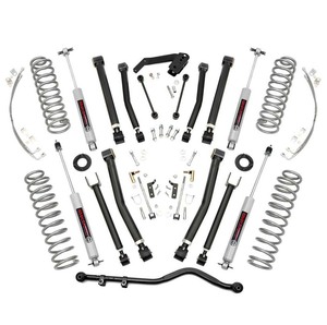 Assetto +4" Rough Country X Series completo Wrangler JK 4p