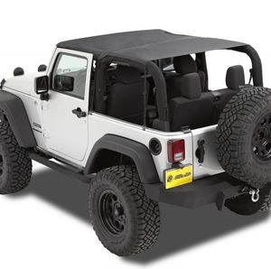 Header Safari Style Bikini Top Jeep Wrangler JK 2 Porte