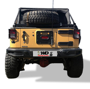 Piastra per rimozione ruota di scorta 4WD Italia per Jeep Wrangler JK  11-18