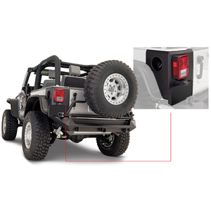 Protezioni angolari posteriori Bushwacker per Jeep Wrangler JK