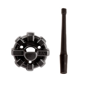 Antenna con supporto Rugged Ridge per Jeep Wrangler JK e JL