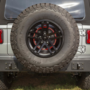 Luce terzo stop LED circolare Rugged Ridge per Jeep Wrangler JL