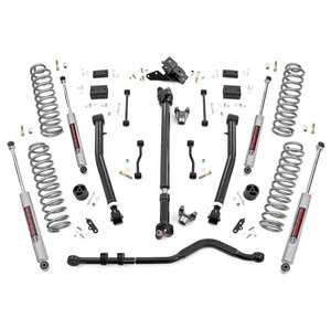 Assetto sospensioni completo +3.5" Rough Country per Jeep Wrangler Rubicon JLU 4 Porte