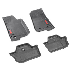 Tappetini All-Weather anteriori e posteriori Mopar per Jeep Wrangler JL 2 Porte