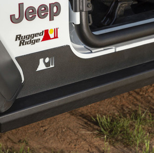 Protezioni sottoporta XHD Rugged Ridge per Jeep Wrangler JLU 4 porte