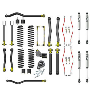 Assetto Combo +3.5" Premium Clayton e Ammortizzatori FOX 2.0 Performance per Jeep Wrangler JK 2 porte