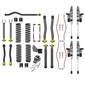 Assetto Combo +3.5" Premium Clayton e Ammortizzatori FOX 2.0 Performance Reservoir IQS per Jeep Wrangler JK 4 porte