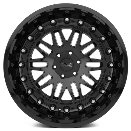 Cerchio in lega Black Rhino Gloss Black Fury 17&times;9,5