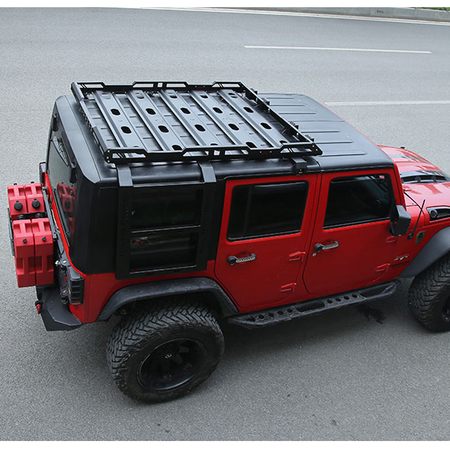 Portapacchi con scaletta laterale OFD per Jeep Wrangler JK 4 porte