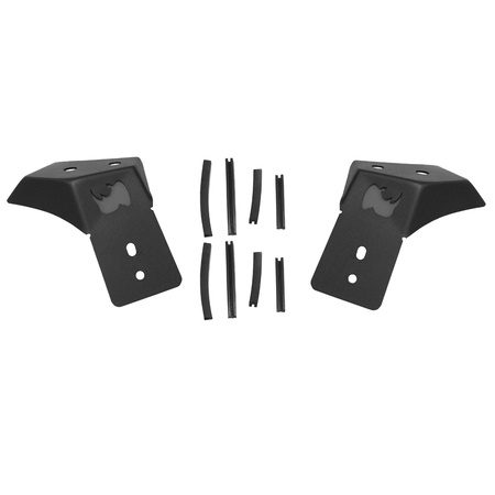 Staffe GoRhino per installazione faretti su gancio cofano per Jeep Wrangler JL, JLU e Gladiator JT dal 2019 in poi