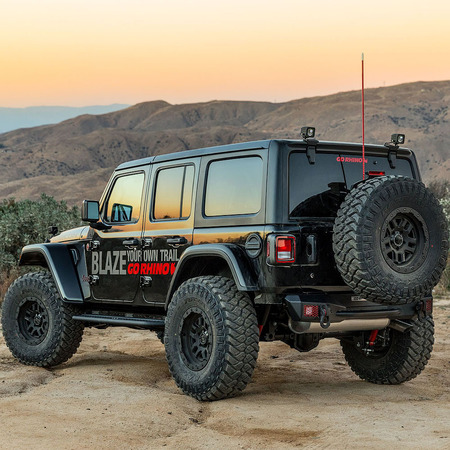 Cerchio in lega MATTE BLACK BARSTOW BLACK RHINO 18&times;8