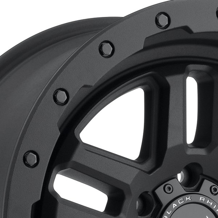 Cerchio in lega MATTE BLACK BARSTOW BLACK RHINO 18&times;8