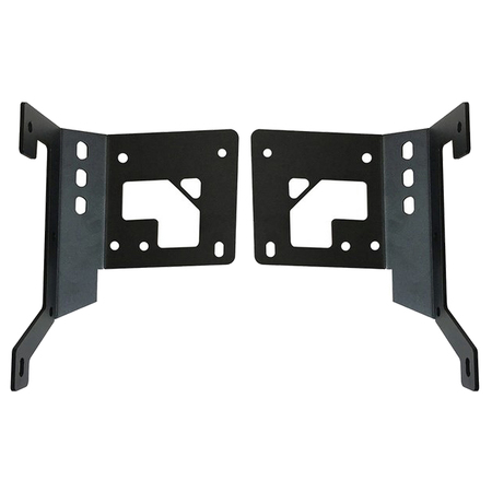 Staffe OFD per l'installazione della barra a led da 50 sul parabrezza per Jeep Wrangler JL e JLU dal 2019 in poi