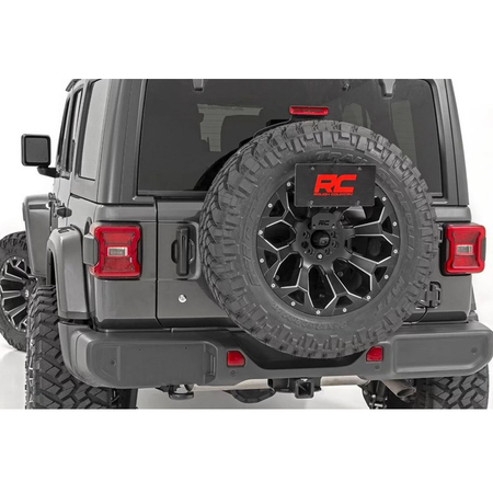 Rilocatore targa posteriore Rough Country per Jeep Wrangler JL e JLU dal 2019 in poi
