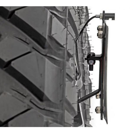 Rilocatore targa posteriore Rough Country per Jeep Wrangler JL e JLU dal 2019 in poi