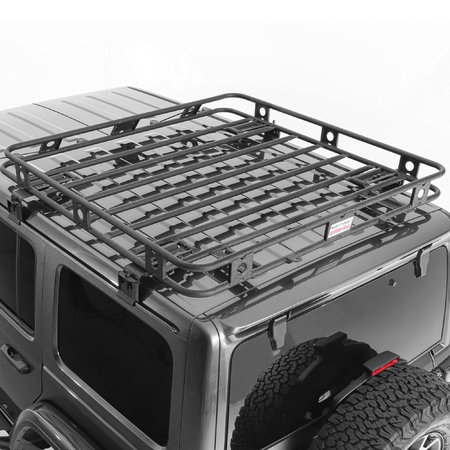 Portapacchi Smittybilt da tetto per Jeep Wrangler JLU 4 porte (2018-) e Gladiator JT (2020-)