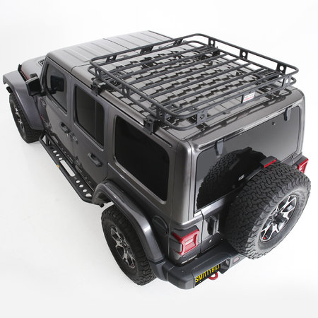 Portapacchi Smittybilt da tetto per Jeep Wrangler JLU 4 porte (2018-) e Gladiator JT (2020-)
