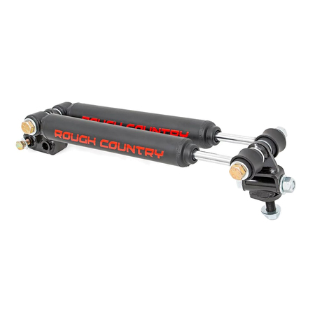 Doppio ammortizzatore di sterzo Rough Country per Jeep Wrangler TJ